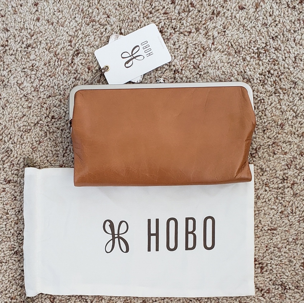 NWT! HOBO LEATHER LAUREN VINTAGE CLUTCH WALLET